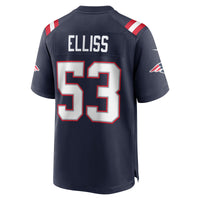 New England Patriots Christian Elliss Navy Game Jersey