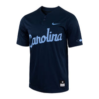 Navy North Carolina Tar Heels Two-Button Replica Baseball Jersey