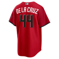 Cincinnati Reds Elly De La Cruz Red 2026 City Connect Stadium Jersey