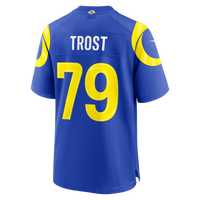 Los Angeles Rams Keagen Trost Royal Team Game Jersey