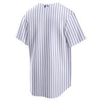 Colorado Rockies White Home Blank Replica Jersey