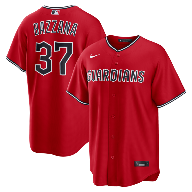 Cleveland Guardians Travis Bazzana Red Alternate Replica Jersey