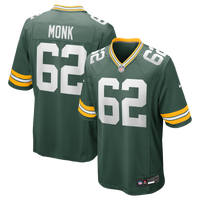 Green Bay Packers Jacob Monk Green Game Jersey