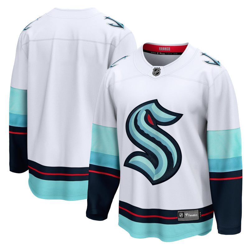 Seattle Kraken White Away Breakaway Jersey