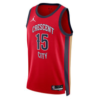 New Orleans Pelicans Statement Edition Swingman Jersey - Red - Jose Alvarado