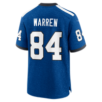 Indianapolis Colts Tyler Warren Heather Royal Alternate 2 Indiana Nights Game Jersey