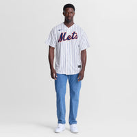 New York Mets Jefry Yan White Home Replica Jersey
