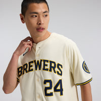 Milwaukee Brewers William Contreras Cream Home Limited Player Jersey