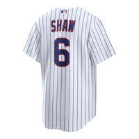 Chicago Cubs Matt Shaw White Home Replica Jersey