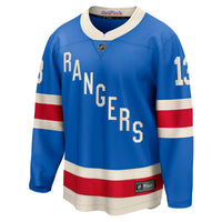 New York Rangers Alexis Lafreniere Blue Centennial Breakaway Jersey
