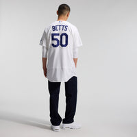 Los Angeles Dodgers Mookie Betts White Home Authentic Jersey