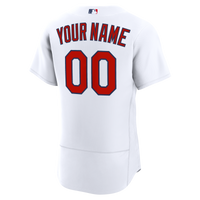 St. Louis Cardinals White Home Authentic Custom Jersey