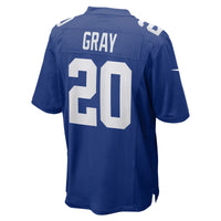 New York Giants Eric Gray Royal Team Game Jersey