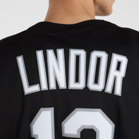New York Mets Francisco Lindor Black Replica Player Jersey