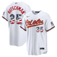 2026 All-Star Edition Stars & Stripes Baltimore Orioles Adley Rutschman White Stadium Jersey