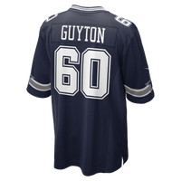 Dallas Cowboys Tyler Guyton Navy Player Game Jersey