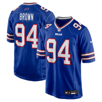 Buffalo Bills Andrew Brown Royal Game Jersey