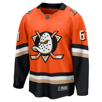Anaheim Ducks Cutter Gauthier Orange Home Breakaway Jersey