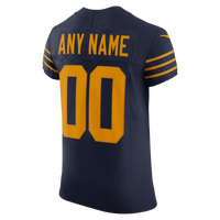 Green Bay Packers Navy Alternate Vapor F.U.S.E. Elite Custom Jersey