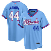 Atlanta Braves Hank Aaron Powder Blue 2026 City Connect Stadium Jersey