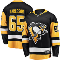 Pittsburgh Penguins Erik Karlsson Black Home Breakaway Jersey