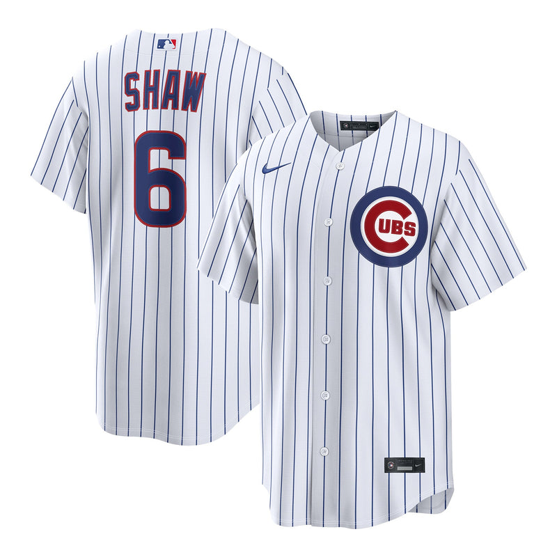 Chicago Cubs Matt Shaw White Home Replica Jersey