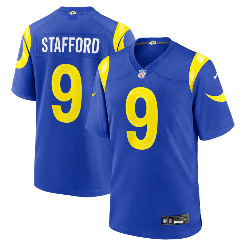 Los Angeles Rams Matthew Stafford Royal Team Game Player Jersey