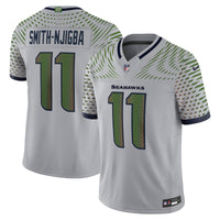 Seattle Seahawks Jaxon Smith-Njigba Wolf Gray 2025 Rivalries Collection Stitched Limited Jersey