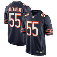 Chicago Bears Dayo Odeyingbo Navy Team Game Jersey