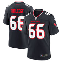 Houston Texans Keylan Rutledge Navy 2026 NFL Draft First Round Pick No. 26 Team Game Jersey