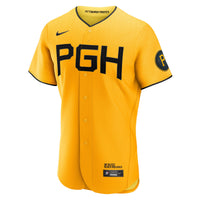 Pittsburgh Pirates Gold City Connect Authentic Jersey