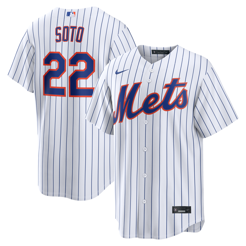 New York Mets Juan Soto White Home Replica Jersey