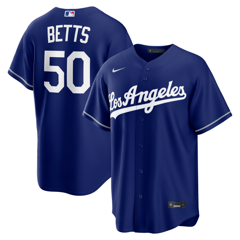 Los Angeles Dodgers Mookie Betts Royal Alternate Replica Jersey