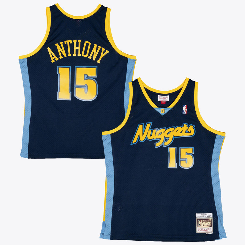 Denver Nuggets Carmelo Anthony 2006 Alternate Authentic Jersey - Ash Blue
