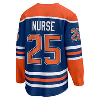 Edmonton Oilers Darnell Nurse Royal Home Breakaway Player Jersey