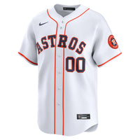 Houston Astros White Home Limited Custom Jersey