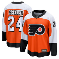 Philadelphia Flyers Nick Seeler Orange Home Breakaway Jersey