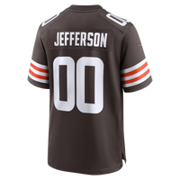 Cleveland Browns Justin Jefferson Brown Game Jersey