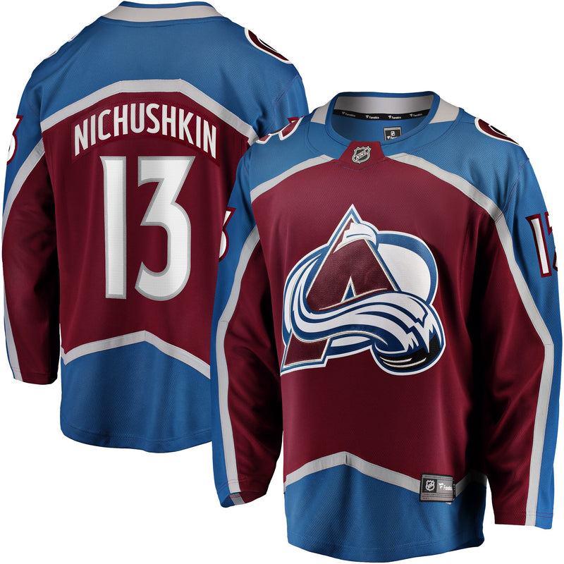 Colorado Avalanche Valeri Nichushkin Burgundy Breakaway Player Jersey