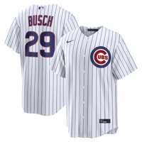 Chicago Cubs Michael Busch White Home Replica Jersey