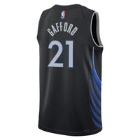 Dallas Mavericks 2025/26 City Edition Swingman Jersey - Black - Daniel Gafford