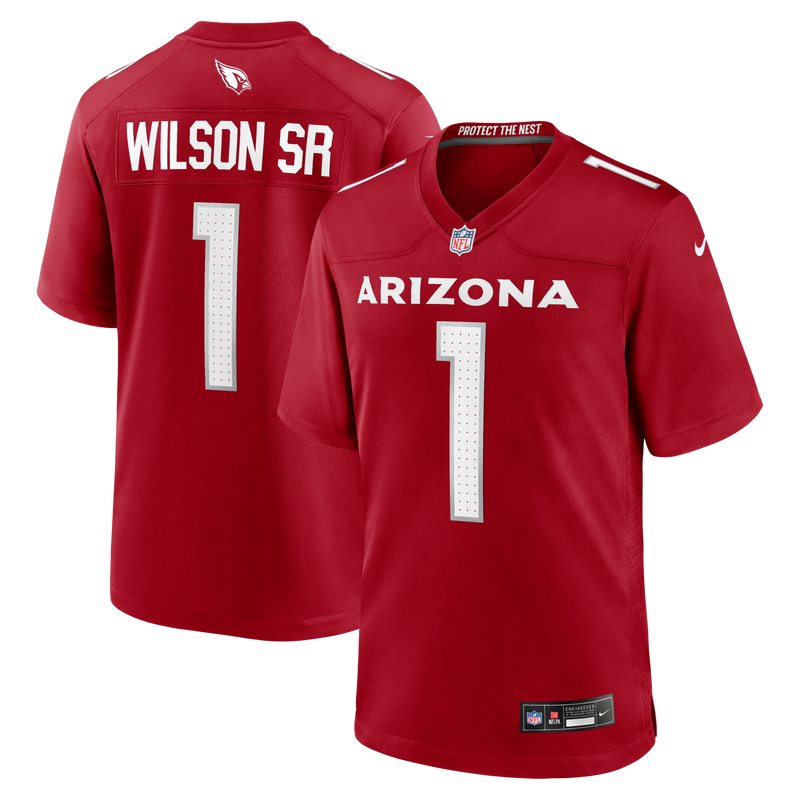 Arizona Cardinals Mack Wilson Cardinal Team Game Jersey