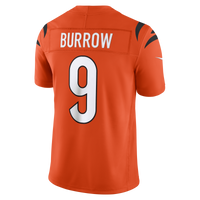 Cincinnati Bengals Joe Burrow Orange Alternate Vapor F.U.S.E. Stitched Limited Jersey
