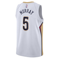 New Orleans Pelicans Association Edition Swingman Jersey - White - Dejounte Murray