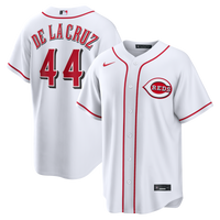 Cincinnati Reds Elly De La Cruz White Home Replica Jersey