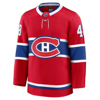 Montreal Canadiens Lane Hutson Red Home Premium Jersey