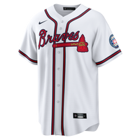 Atlanta Braves Andruw Jones White Home Replica 2026 Hall of Fame Patch Jersey
