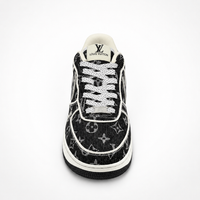 Nike x Louis Vuitton Air Force 1 Low 07 Sneakers Blue Denim Monogram - Unisex
