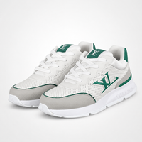 Louis Vuitton Runner Tactic Sneakers White Grey Green - Unisex