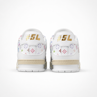 Louis Vuitton Trainer Sneaker Low White Multicolor Monogram - Unisex